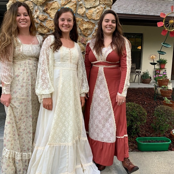 SOLD Vintage Gunne Sax Maxi dress - Picture 8 of 8